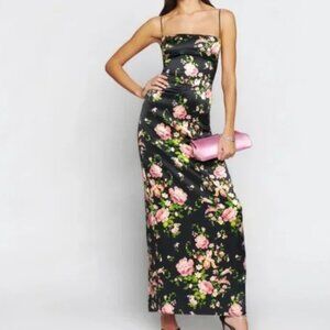 Refromation Frankie Polina Silk Dress (NWT, 6)